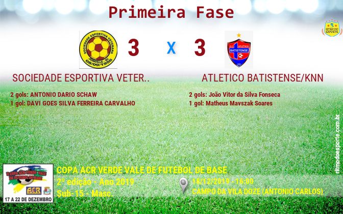 Resultado da partida